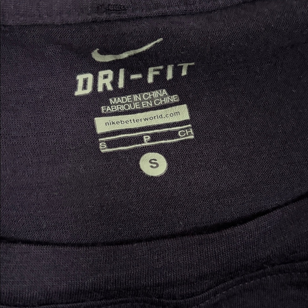 Nike dry fit women’s long sleeve tunic length top small purple - Picture 2 of 4